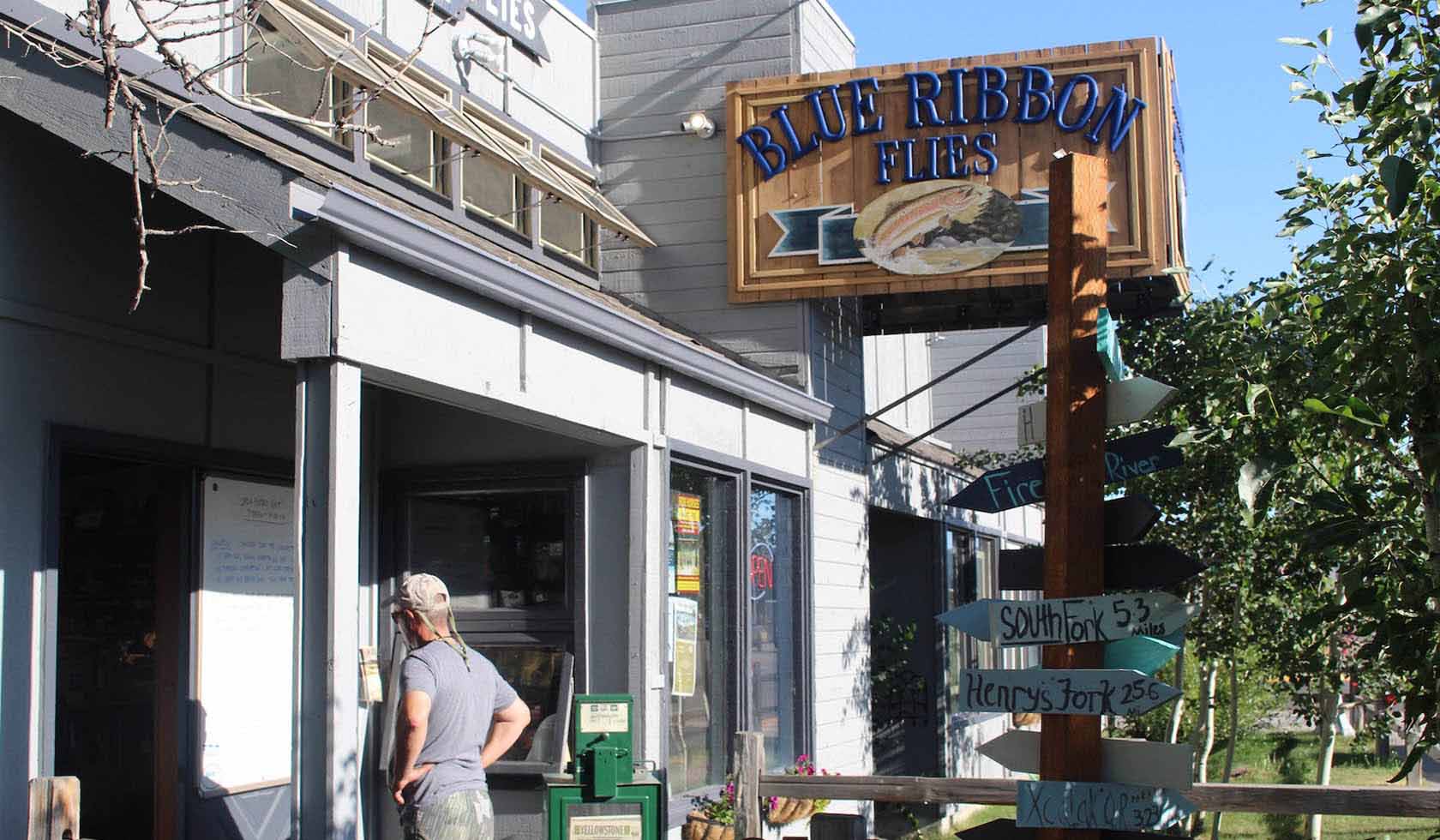 blue ribbon flies shop