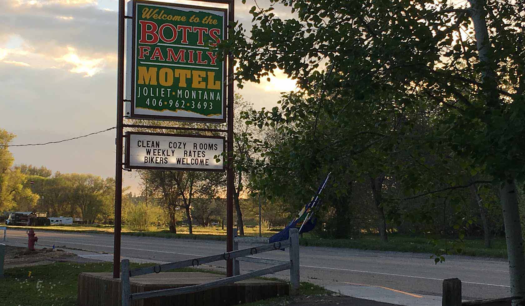 Botts Family Motel Joliet Montana
